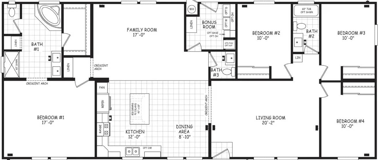 Edge 30704a floor plan home features