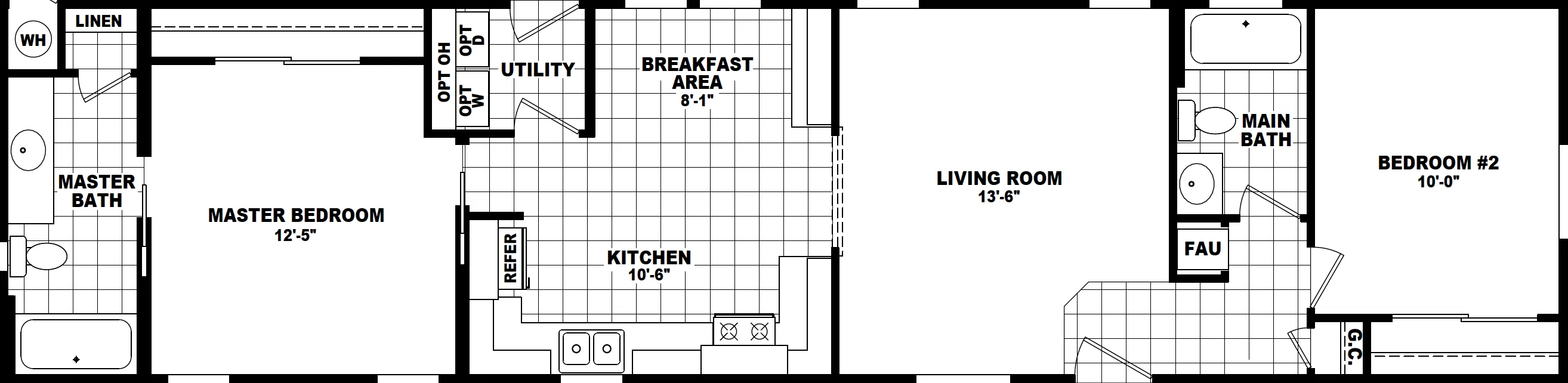 Dn-6416a floor plan home features