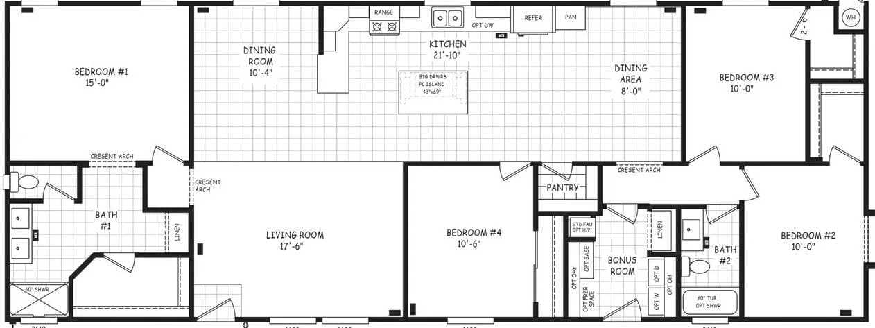 Edge 28724b floor plan home features