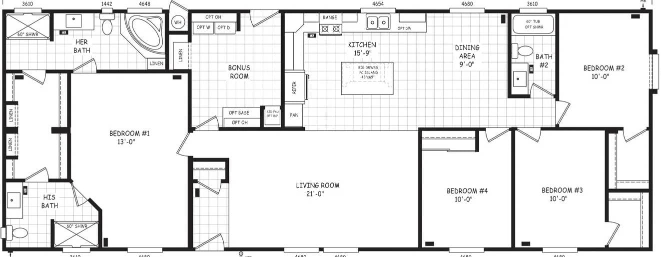 Edge 28724a floor plan home features